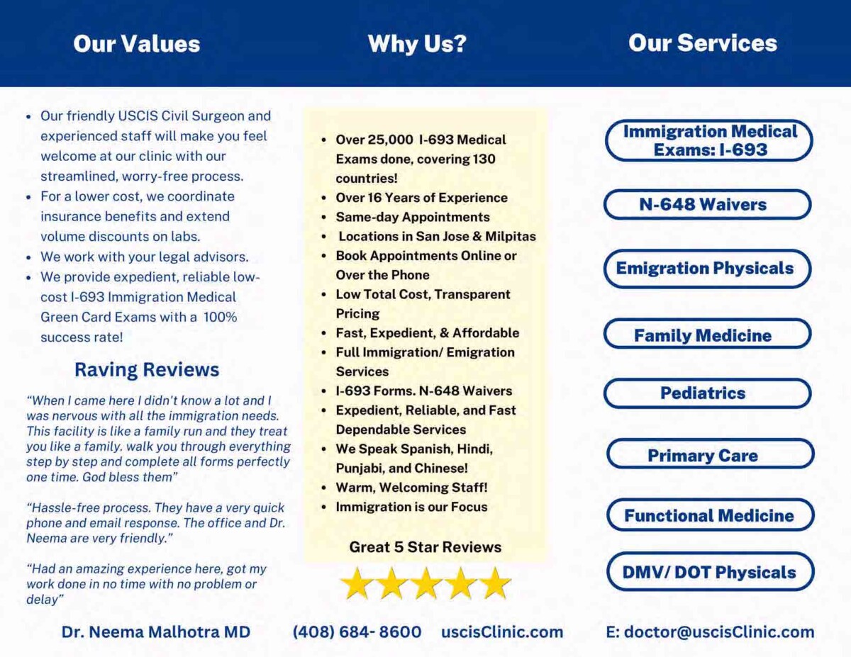 USCIS Clinic Neema Malhotra MD Civil Surgeon CA Brochure_Page_2