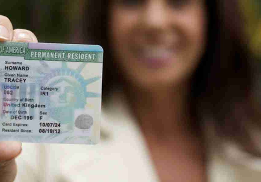 green card permanent resident card